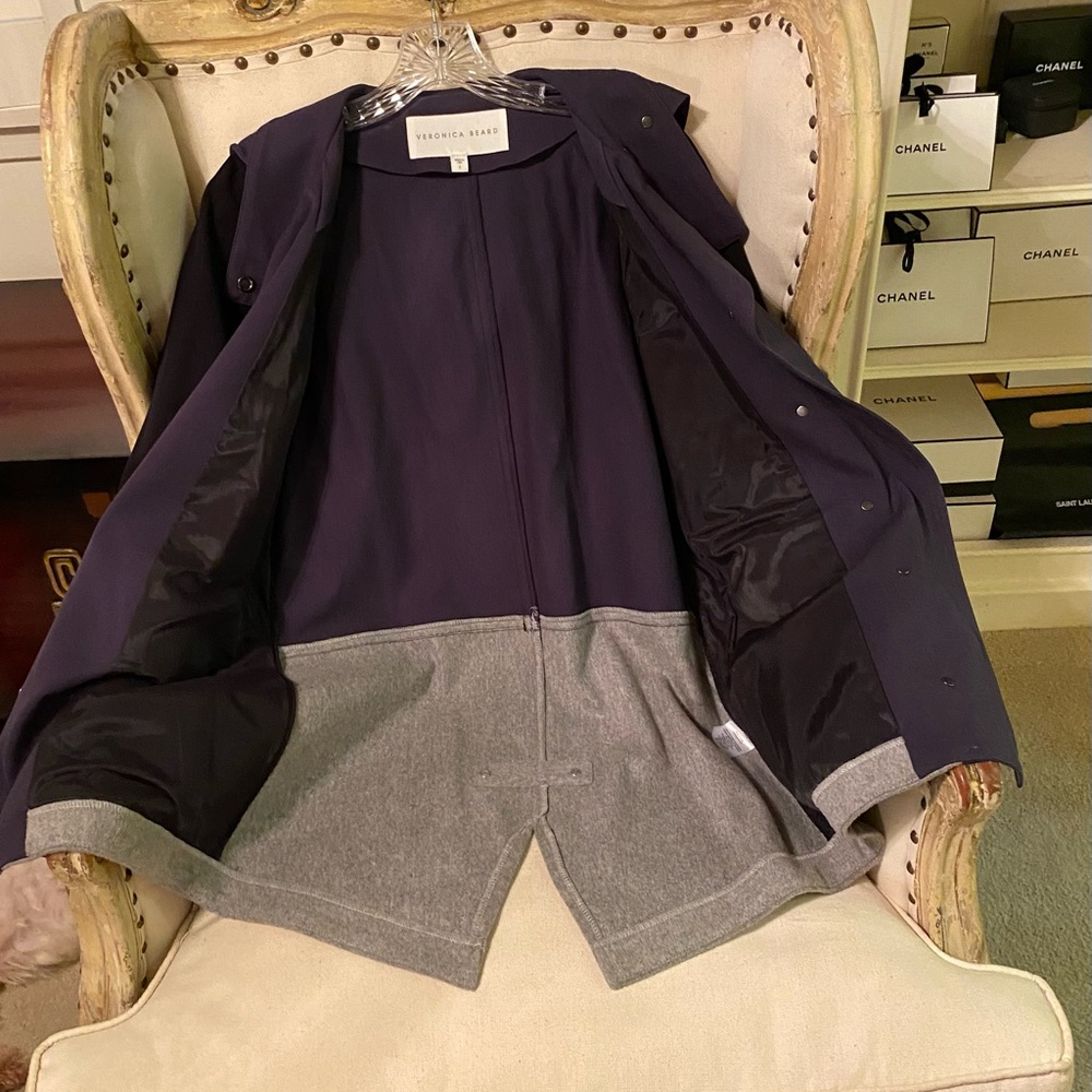 Veronica Beard wool and cashmere hooded jacket/coat - Picture 11 of 12